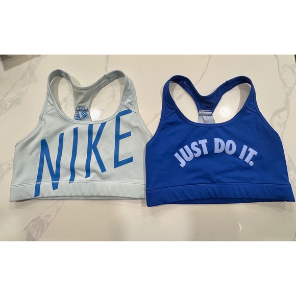 Nike Other - Nike Dri Fit (Set 2) Racerback Workout Athletic Spirts Bras Size Medium